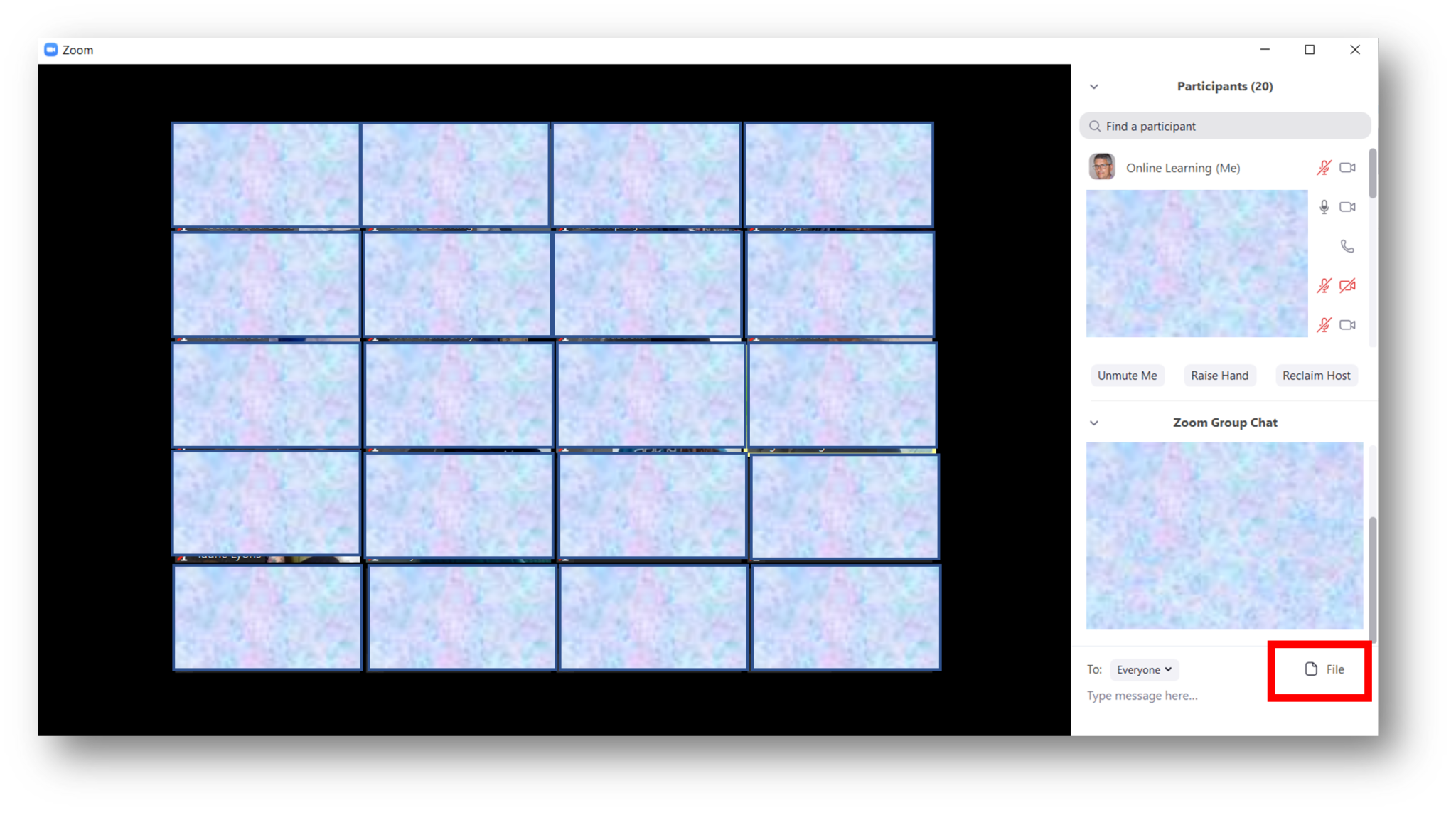 Share documents in Zoom CIIS Knowledgebase
