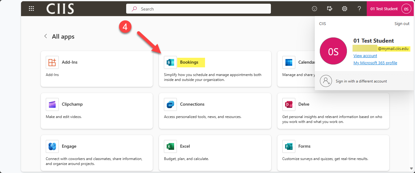 Accessing Microsoft Bookings Ciis Knowledgebase